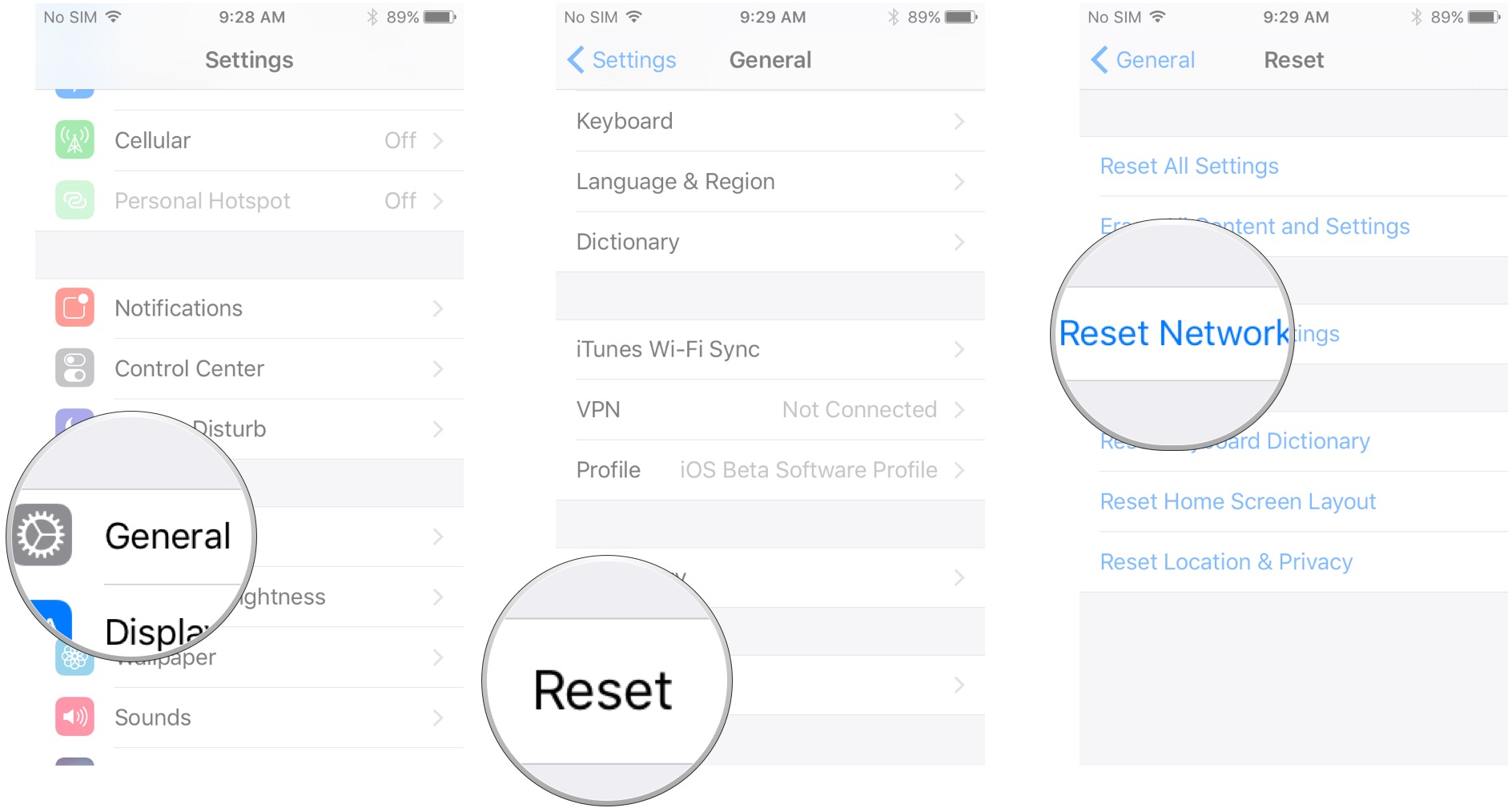 What Does Reset Network Settings Do on Iphone