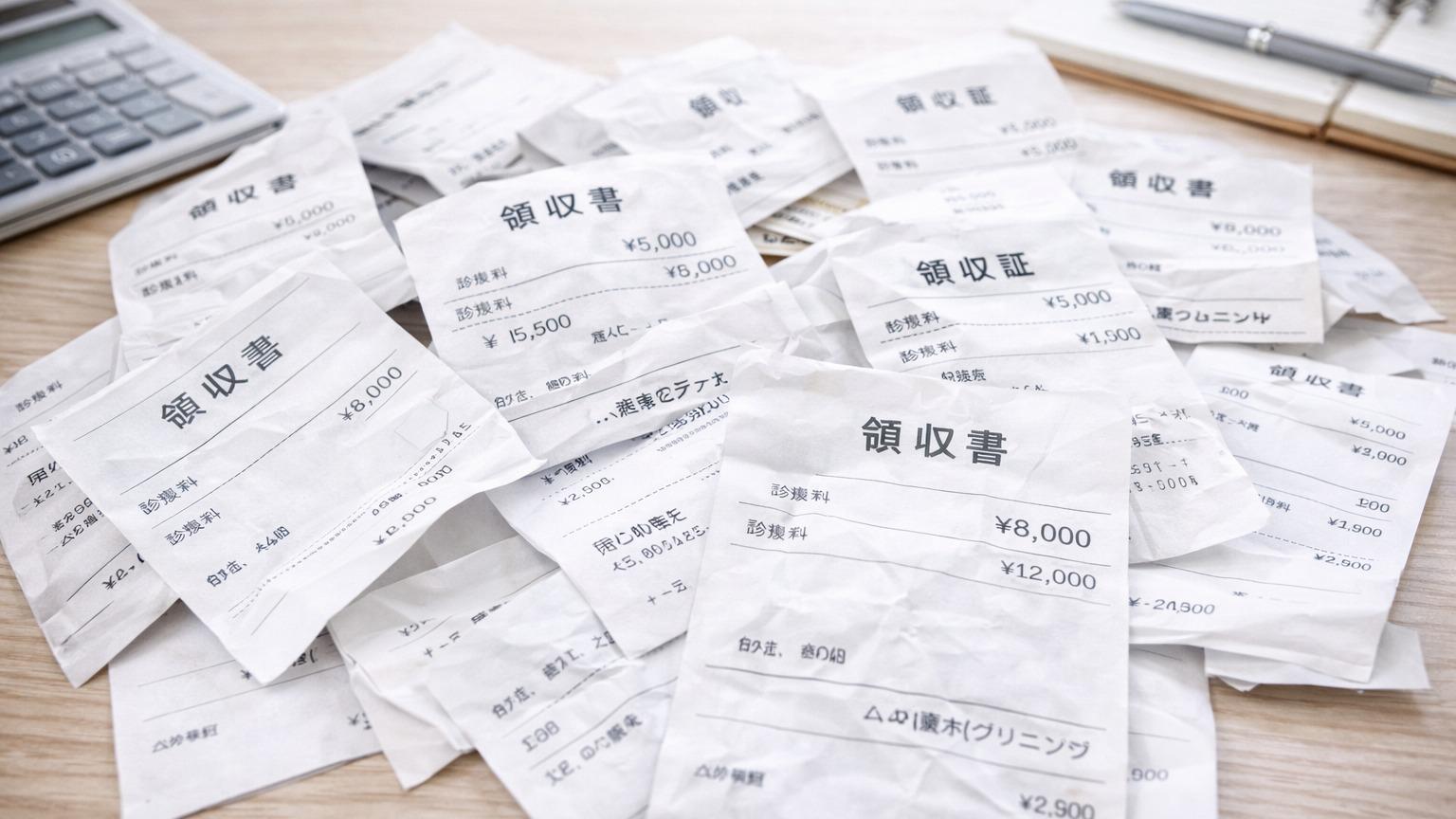 病院の領収書はいつまで保管？確定申告や保険請求で異なる年数を解説