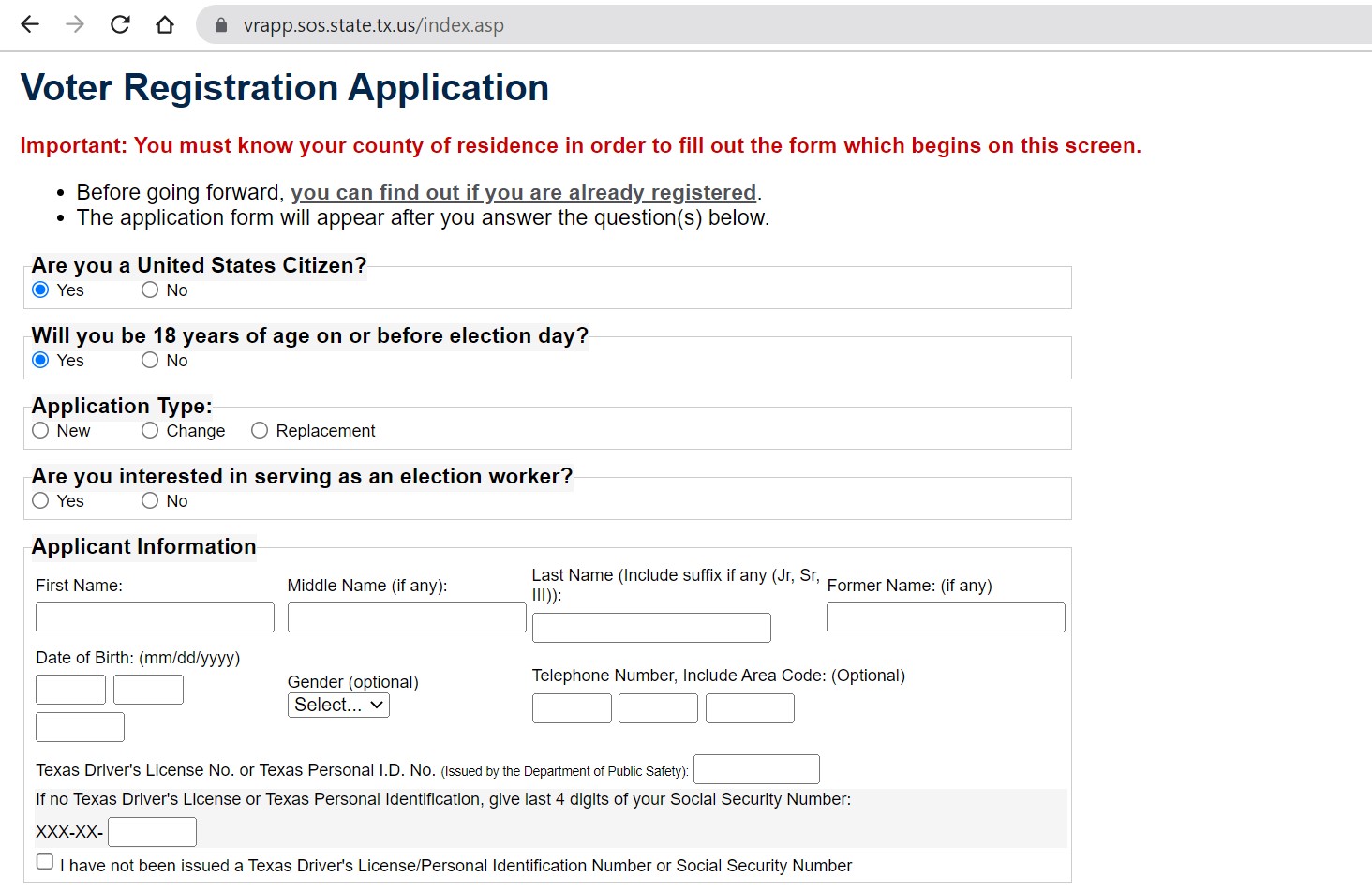 How to Register to Vote in Texas Online, by Mail, or in Person