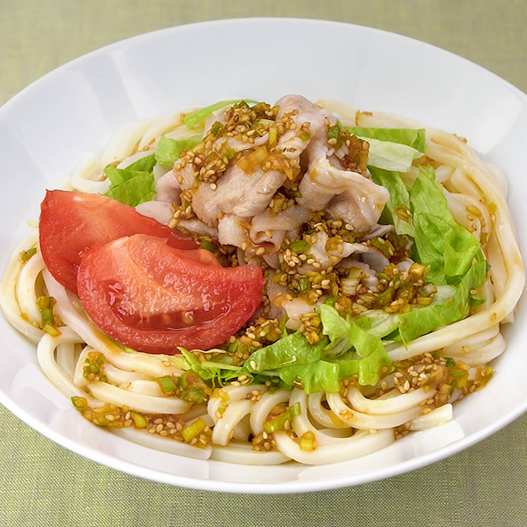 絶品サラダうどん黄金比タレ公開！冷凍麺がプロ級になる簡単レシピ