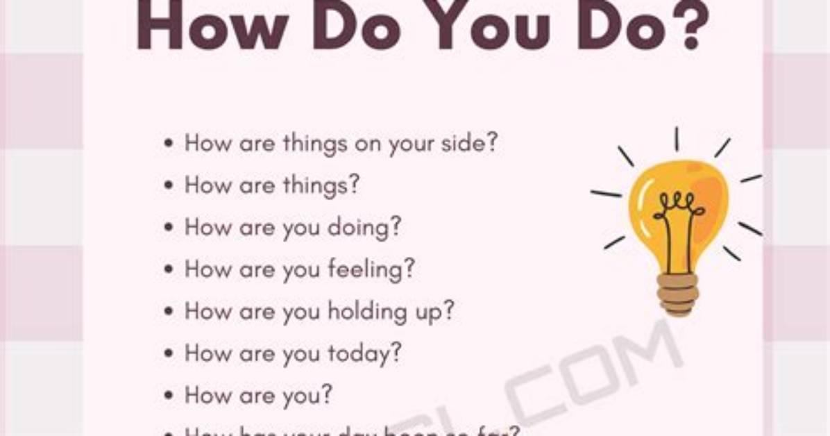 How Do You