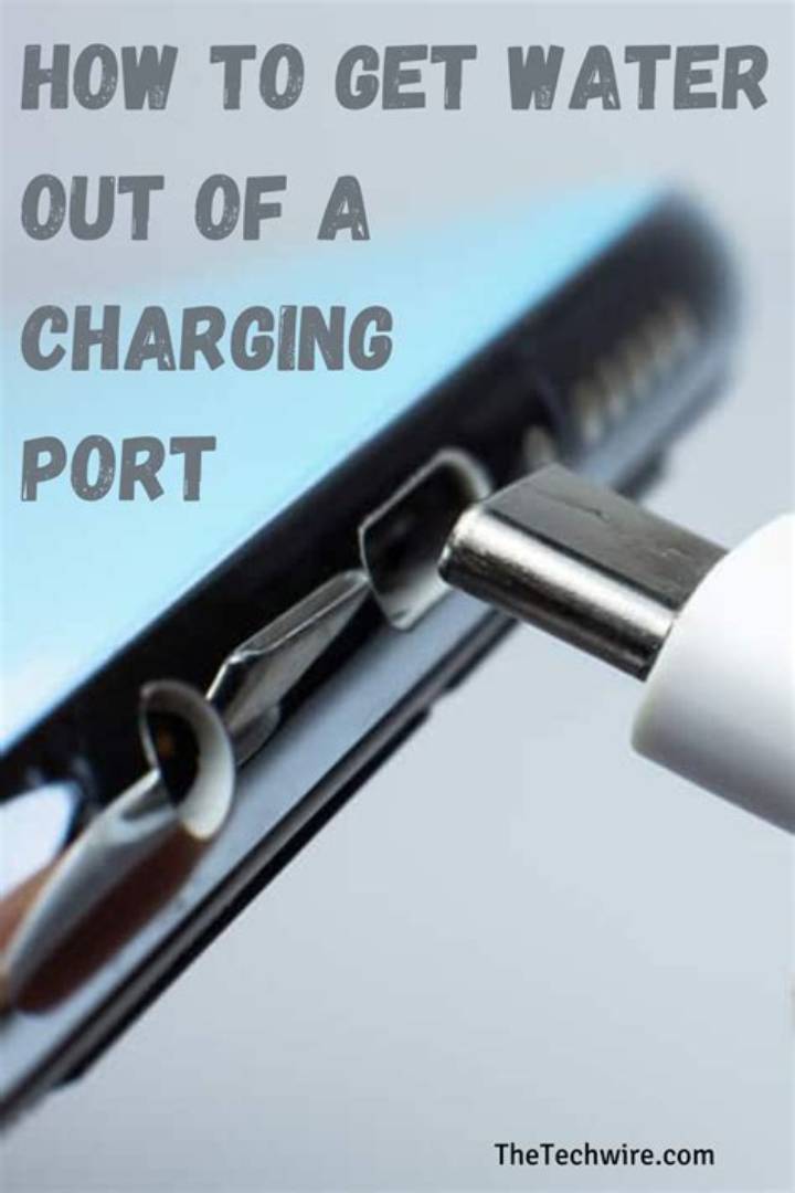 How to Get Water out of a Charging Port Without Damage