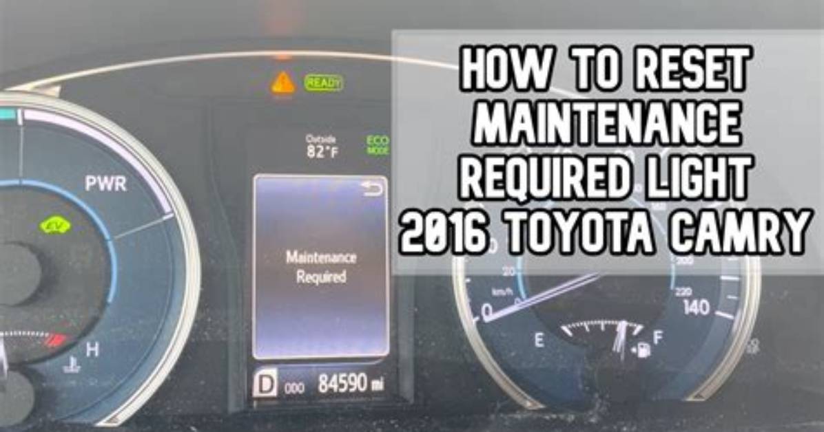 Reset Maintenance